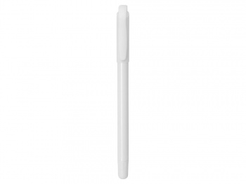 Ручка шариковая пластиковая "Delta" из переработанных контейнеров, белая