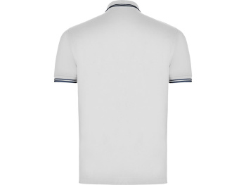 Рубашка поло "Montreal" мужская, белый/нэйви