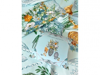 Платок «Мелодия хрусталя», голубой