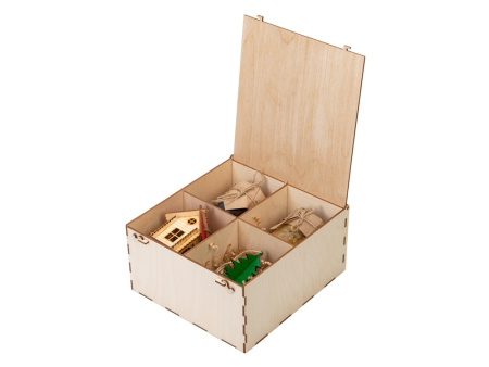 Подарочный набор «Decoration Deluxe» 2.0 с двумя видами варенья, натуральный