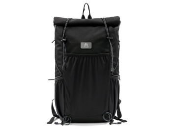 Легкий складывающийся рюкзак-мессенджер "Venturer Eco", черный