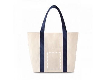 VILLE. Сумка из 100% хлопка канва, Синий