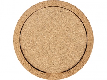 Набор костеров из пробки на подставке из пробки "Krock"