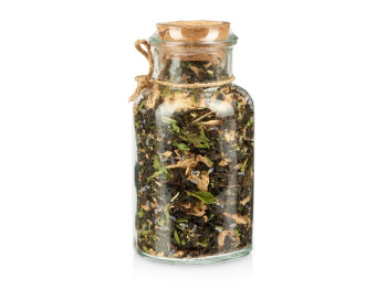 Подарочный набор с пледом, термокружкой и чаем, розовый