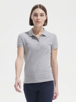 Рубашка поло женская People 210, ярко-синяя (royal)