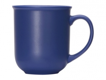 Матовая кружка Susan 380мл в цвете с двух сторон, синий