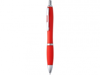 Ручка пластиковая шариковая MERLIN, красный