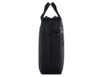 Портфель мужской BUGATTI Blanc Delight, чёрный, нейлон RPET600D/тарпаулин/полиэстер, 40х10х29 см