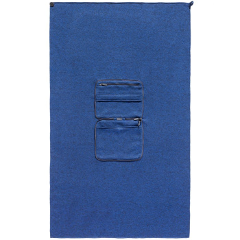 Дорожный плед onBoard, синий меланж