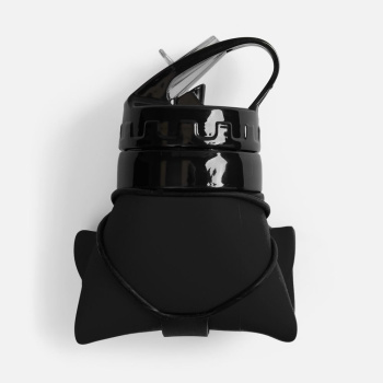 Складная бутылка для воды Langfossen, черная