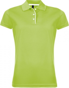 Рубашка поло женская Performer Women 180 зеленое яблоко