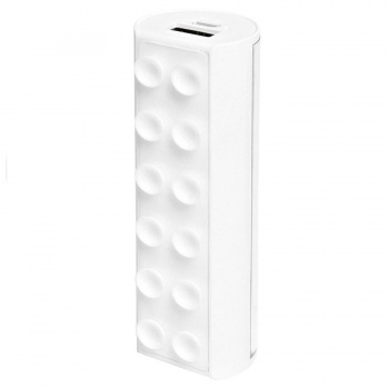 Универсальный аккумулятор "Flash" (2600mAh) с подсветкой логотипа,9,5х3х3,1 см,пластик, шт