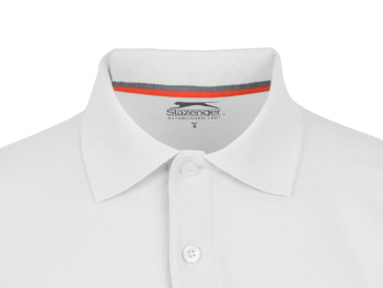 Рубашка поло "Point" мужская с длинным рукавом, белый