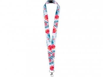 Ланъярд 2,5 см с карабином и замком обрыва