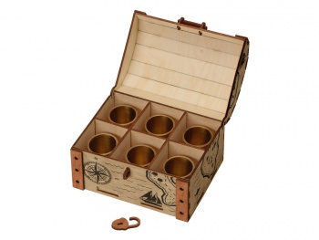 Стаканчики в коробке «Набор капитана»