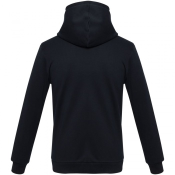 Толстовка на молнии с капюшоном Unit Siverga Heavy, темно-синяя