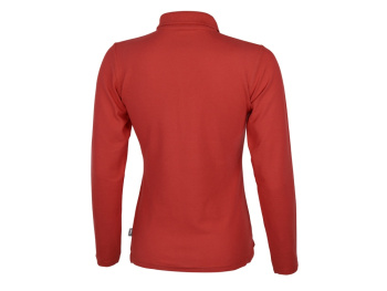 Рубашка поло "Point" женская с длинным рукавом, красный