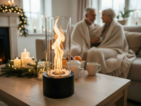 Биокамин с вьющимся пламенем "Dance of flame"