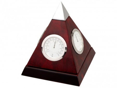 Погодная станция «Пирамида», черный/серебристый