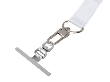 Ланъярд 2,5 см под сублимацию с трендовым карабином и металлическим держателем для телефона