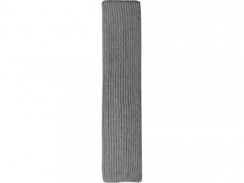 Шарф Nordend, крупный риб, серый меланж