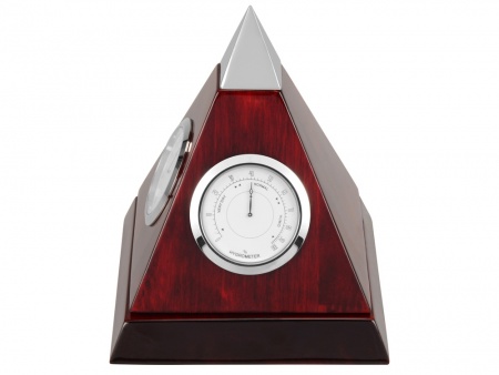 Погодная станция «Пирамида», черный/серебристый