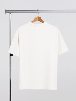 Футболка оверсайз унисекс Sinkopa, молочно-белая