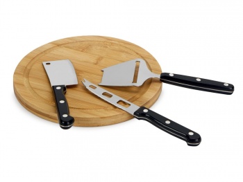 Набор для сыра с приборами "Fabrizio", черный (Р)