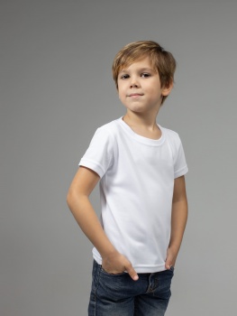 Футболка “Evolution” Классика детская_Белый (10)  (M/38)