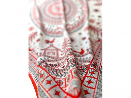 Платок "Мезенская роспись"