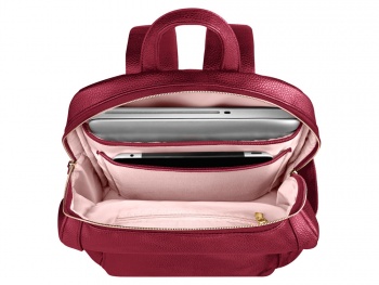 Рюкзак женский WENGER LeaMarie, красный, ПВХ/полиэстер, 31x16x41 см, 18 л