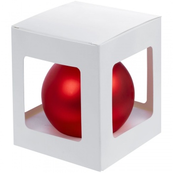 Елочный шар Gala Night Matt в коробке, красный, 8 см