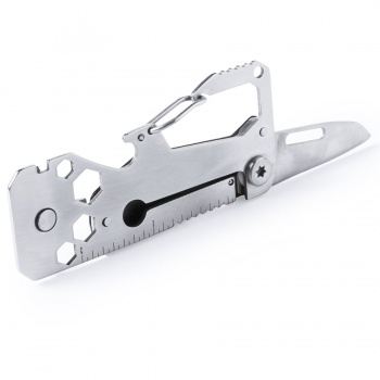 Мультиинструмент ROSECA, 13 функций,  алюминий/сталь нержавеющая