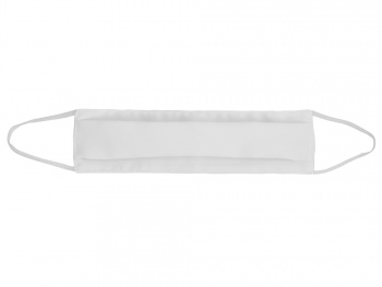 Маска для лица многоразовая для сублимации, размер M-L, белый