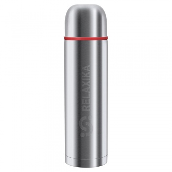 Термос Relaxika Duo 1200 в чехле, стальной