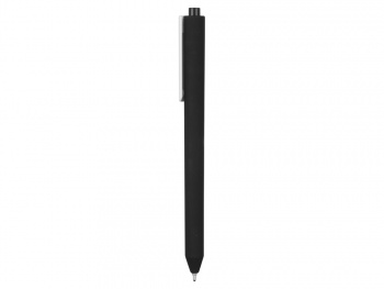 Ручка шариковая Pigra модель P03 PRM «софт-тач», черный/белый