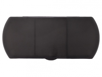 Таблетница с отделением для пластырей "Treat", темно-серый