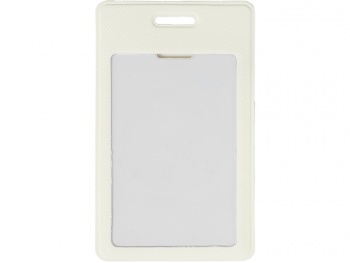 Вертикальный карман из экокожи для карты "Favor", белый