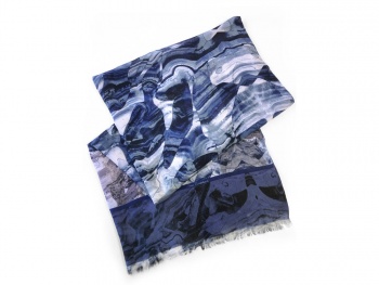 Шарф мужской "Уральский хребет"