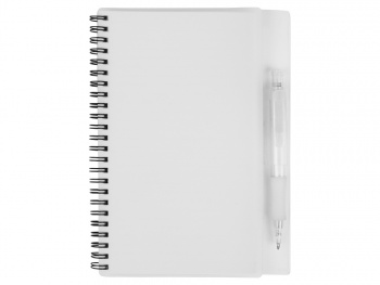 Блокнот А5 "Hyatt" с ручкой шариковой, белый