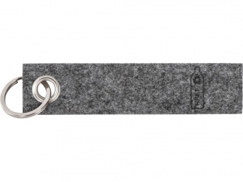 Брелок "Felt" из RPET-фетра, серый