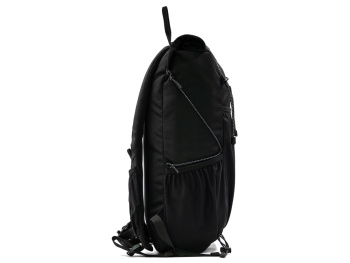 Легкий складывающийся рюкзак-мессенджер "Venturer Eco", черный