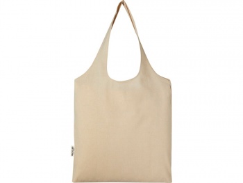 Модная эко-сумка Pheebs объемом 7 л из переработанного хлопка плотностью 150 г/м2, heather natural