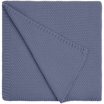 Плед Longview, серо-синий (сланец)