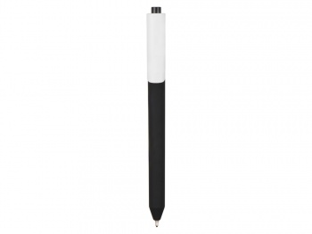 Ручка шариковая Pigra модель P03 PRM «софт-тач», черный/белый