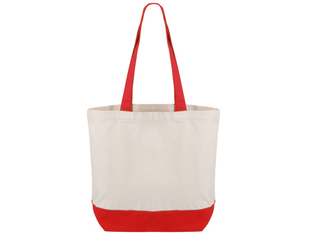 Сумка для шоппинга Cotton из переработанного хлопка 280 г, красный