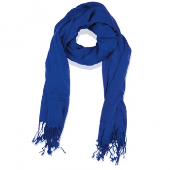 Набор подарочный VENUS BLUE: шарф, бизнес-блокнот, ручка, коробка, стружка, темно-синий