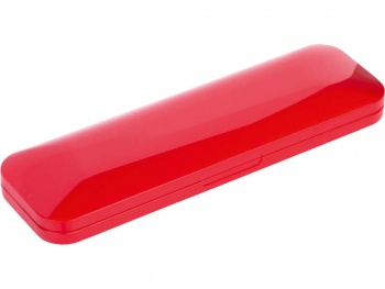 Набор «Онтарио: ручка шариковая, карандаш механический, красный/серебристый