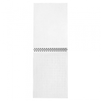 Блокнот Nettuno Mini в клетку, красный