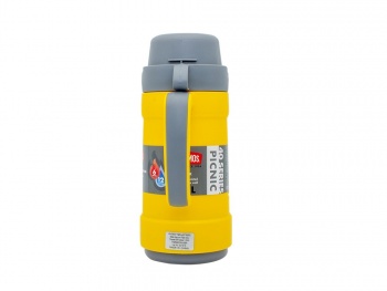 Термос со стеклянной колбой тм THERMOS PICNIC 40 Series Yellow 0,5L